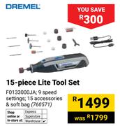 Dremel 15 Piece Lite Tool Set 760571