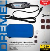 Dremel 130W Rotary Tool & Accessories 475764
