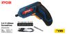 Ryobi 3.6V Lithium Screwdriver 850034345