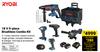 Ryobi 18V 9 Piece Brushless Combo Kit 850043347