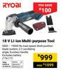 Ryobi 18V Li-Ion Multi Purpose Tool 776177