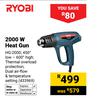 Ryobi 2000W Heat Gun HG-2000