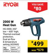 Ryobi 2000W Heat Gun HG-2000
