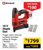 Einhell 18V Staple Gun 784260