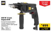 CAT 600W 13mm Impact Drill 850006955