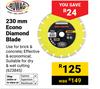 Ruwag 230mm Econo Diamond Blade 623845