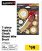 Blacksmith 7 Piece Hand & Chuck Mount Wire Brush 779941