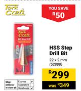 Tork Craft HSS Step Drill Bit 52880