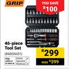Grip 46-Piece Tool Set 850026531