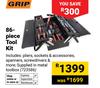 Grip 86-Piece Tool Kit 723586