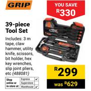 Grip 39-Piece Tool Set 488081
