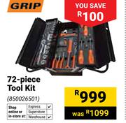 Grip 72-Piece Tool Kit 850026501