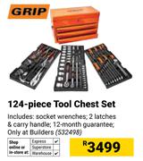 Grip 124-Piece Tool Chest Set 532498