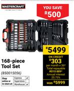 Mastercraft 168-Piece Tool Set 850015056