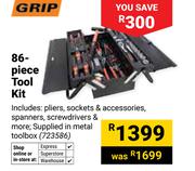 Grip 86-Piece Tool Kit 723586