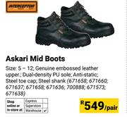 Interceptor Askari Mid Boots-Per Pair