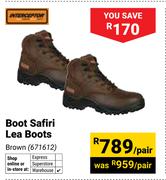 Interceptor Boots Safari Lea Boots (Brown) 671612-Per Pair 