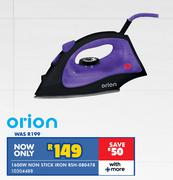 Orion 1600W Non Stick Iron RSH-0808478 10304488