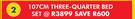 Sleepmasters Brooklyn 107cm 3/4 Bed Set 