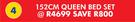 Sleepmasters Brooklyn 152cm Queen Bed Set 