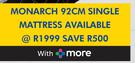 Cozy Nights Monarch 92cm Single Mattress