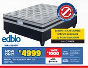 Edblo Berlin 152cm Queen Bed Set 10199254