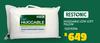 Restonic Huggable Low Loft Pillow 10319594