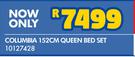 Sealy Columbia 152cm Queen Bed Set 10127428