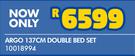 Sealy Argo 137cm Double Bed Set 10018994