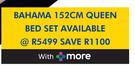 Restonic Bahama 152cm Queen Bed Set 10302328 Free Twin Pack Pillows