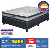 Sleepmasters Supreme 152cm Queen Bed Set 10290351