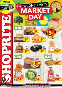 Shoprite Gauteng, Mpumalanga, North West & Limpopo : Wednesday Is Market Day (20 May 2026 Only)