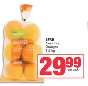 Spar Freshline Oranges-1.5Kg Per pack