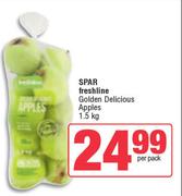 Spar Freshline Golden Delicious Apples-1.5Kg Per Pack