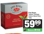 Five Roses Tagless Teabags Ceylon Blend Only-100s