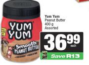 Yum Yum Peanut Butter Assorted-400g