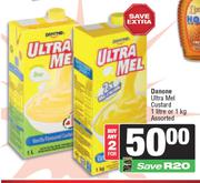 Danone Ultra Mel Custard 1L Or 1Kg-For 2
