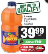 Brookes Oros Squash Assorted-2L