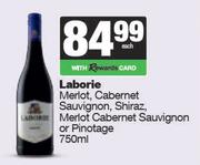 Laborie Merlot,Cabernet Sauvignon,Shiraz,Merlot Cabernet Sauvignon Or Pinotage-750ml