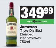 Jameson Triple Distilled Blended Irish Whisky-750ml
