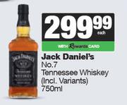 Jack Daniel's No.7 Tennessee Whisky-750ml