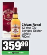 Chivas Regal 12 Year Old Blended Scotch Whisky-750ml
