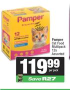 Pamper  Cat Food Multipack Assorted-12s Per Pack