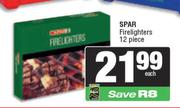 Spar Firelighters 12 Piece