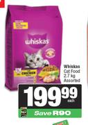 Whiskas Cat Food Assorted-2.7Kg