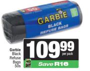 Garbie Black Refuse Bags-50s Per Pack