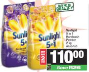 Sunlight 5 In 1 Handwash Powder Assorted-For 2 x 2Kg