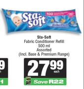 Sta Soft Fabric Conditioner Refill Assorted-500ml
