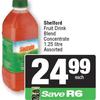 Shelford Fruit Drink Blend Concentrate Assorted-1.25Ltr Each