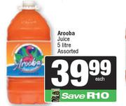 Arooba Juice Assorted-5Ltr Each